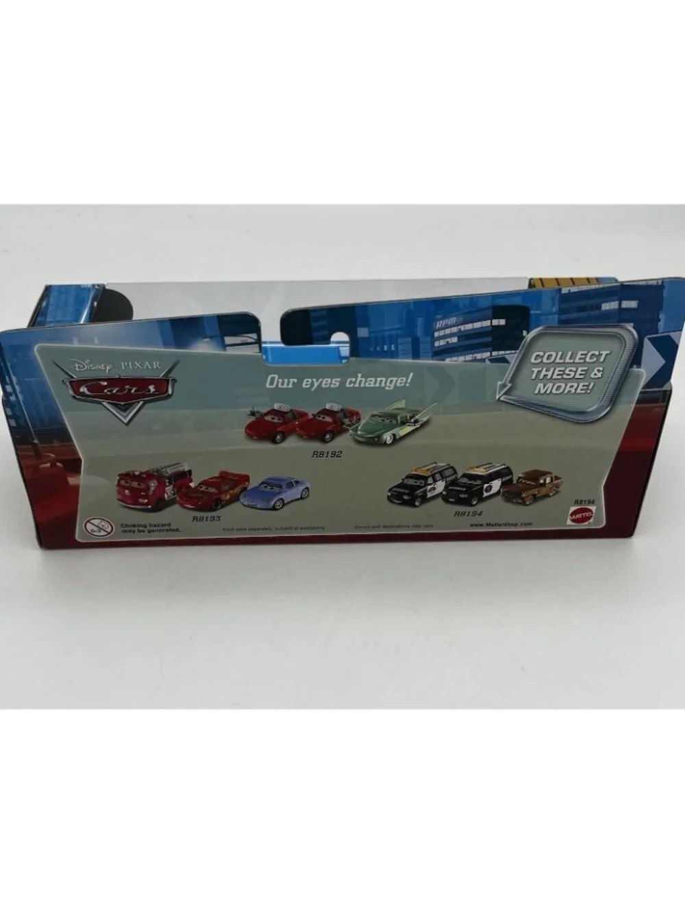 Disney Pixar Cars Piston Cup 3-Car Gift Pack Richard Fred Marco Eyes Change NEW